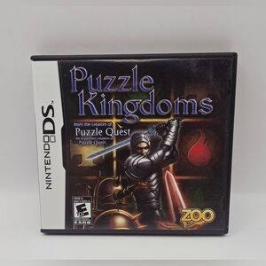 Puzzle Kingdoms Nintendo DS Game Complete in Box with Manual Tested